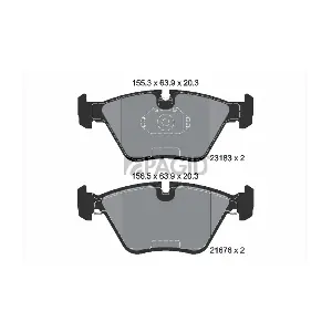 PAGID T1202 Комплект гальмівних накладок дискового стоянкового гальма