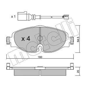 METELLI 22-0950-0K