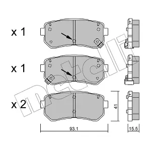METELLI 22-0725-1