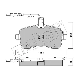 METELLI 22-0600-0