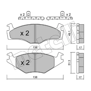 METELLI 22-0045-2K