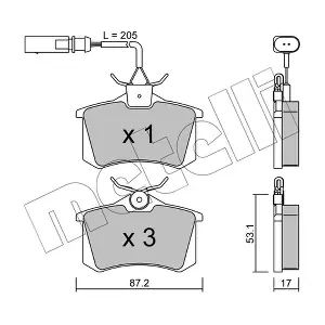 METELLI 22-0100-3