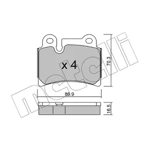 METELLI 22-0660-0