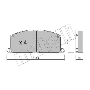 METELLI 22-0108-0