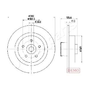 JAPANPARTS DP-0700C