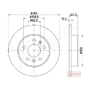 JAPANPARTS DP-0707C