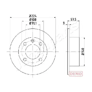 JAPANPARTS DP-0614C