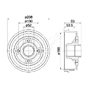 JAPANPARTS TA-0709