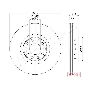 DI-0924C JAPANPARTS