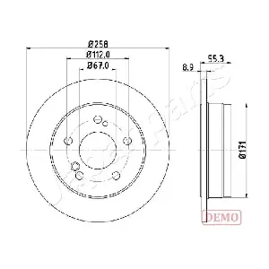 JAPANPARTS DP-0504C