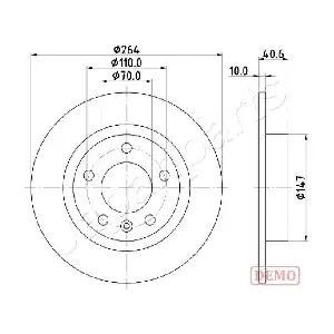 JAPANPARTS DP-0400C