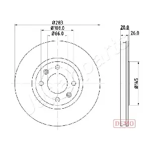 JAPANPARTS DI-0627C