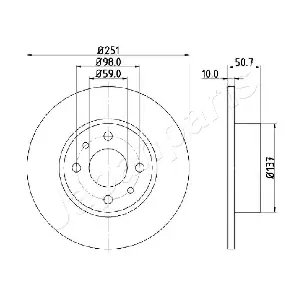 JAPANPARTS DP-0206