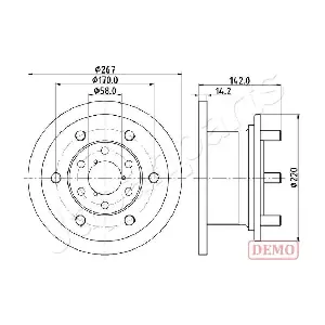 JAPANPARTS DI-0254C
