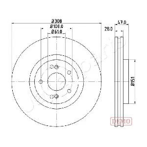 DI-0703C JAPANPARTS