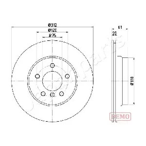 DP0108C JAPANPARTS