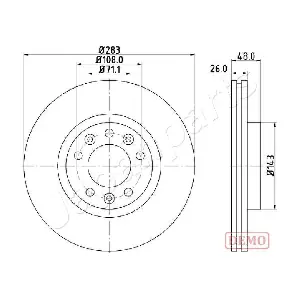 JAPANPARTS DI-0634C