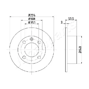 JAPANPARTS DP0614