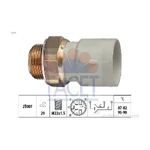 FACET 7.5645 Термовимикач, вентилятор радіатора