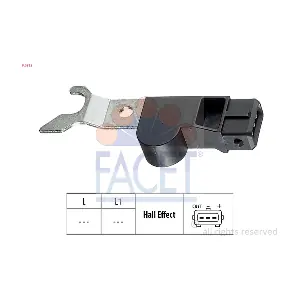 FACET 9.0313 Датчик, частота обертання двигуна