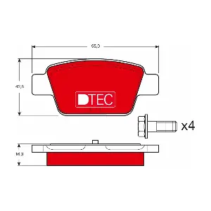 TRW GDB1485DTE