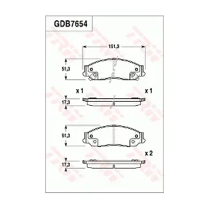 GDB7654 TRW