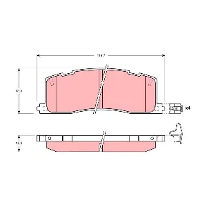 TRW GDB1138AT