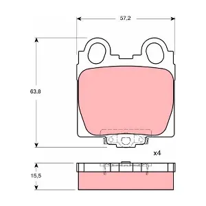 TRW GDB3233