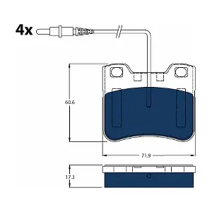 TRW GDB1031BTE