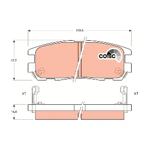 TRW GDB1187AT
