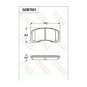 TRW GDB7651