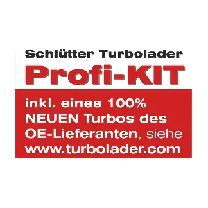 SCHLÜTTER TURBOLADER 16605161