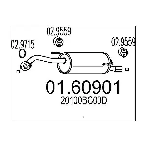 20100BC00D NISSAN