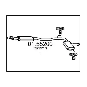 7700797174 RENAULT