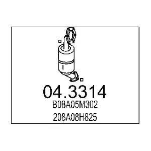 B08A05M302 NISSAN