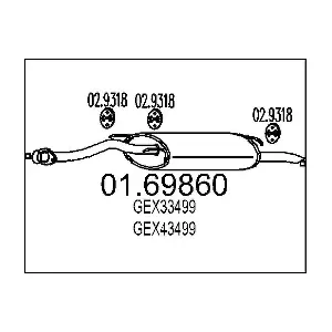 MTS 01.69860 Глушник