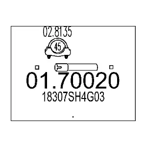 18307SH4G03 HONDA