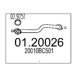 20010BC501 NISSAN