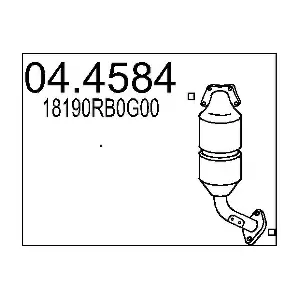 18190RB0G00 HONDA
