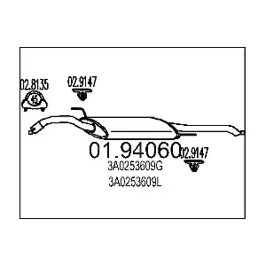 3A0253609L VW