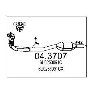 6U0253091CX SKODA