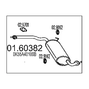 0K55A40100B KIA