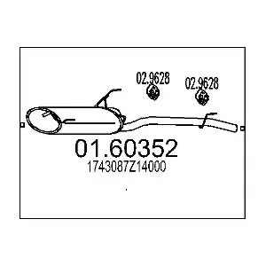 1743087Z14000 PIAGGIO