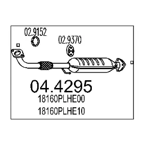 18160PLHE00 HONDA