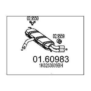 1K6253609BH AUDI
