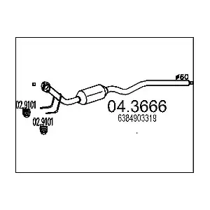 04.3666 MTS