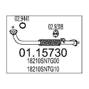 18210SN7G00 HONDA