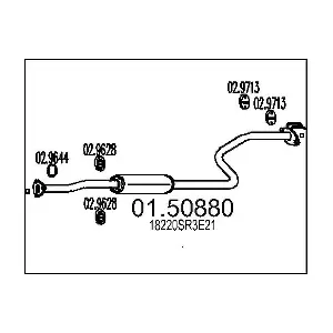 18220SR3E21 HONDA