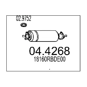 18160RBDE00 HONDA
