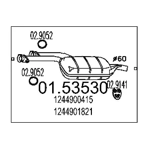 1244901821 MERCEDES-BENZ